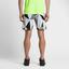 Nike Mens Dry 9 Inch Tennis Shorts - White/Black - thumbnail image 6