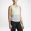 Nike Womens Training Tank - Pure Platinum/Ghost Green - thumbnail image 3