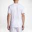 Nike Mens Dry Tennis T-Shirt - White/Bright Mango - thumbnail image 6