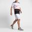 Nike Mens Dry Tennis T-Shirt - White/Bright Mango - thumbnail image 7