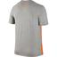 Nike Mens Rafa T-Shirt - Dark Grey Heather/Tart - thumbnail image 2