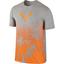 Nike Mens Rafa T-Shirt - Dark Grey Heather/Tart - thumbnail image 1