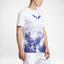 Nike Mens Rafa T-Shirt - White/Paramount Blue - thumbnail image 4