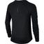 Nike Womens Dry Miler Run Top - Black - thumbnail image 2