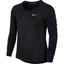 Nike Womens Dry Miler Run Top - Black - thumbnail image 1