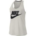 Nike Womens Sportswear Essential Tank - Light Bone/Black - thumbnail image 1