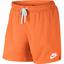 Nike Mens Sportswear Shorts - Bright Mandarin - thumbnail image 1
