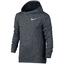 Nike Boys Dry Training Hoodie - Black/Wolf Grey - thumbnail image 1