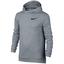 Nike Boys Dry Training Hoodie - Pure Platinum/Stealth Grey - thumbnail image 1