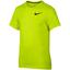 Nike Boys Dry Training Top - Volt/Electro Lime - thumbnail image 1
