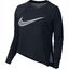 Nike Womens Training Top - Black/White - thumbnail image 1