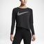 Nike Womens Training Top - Black/White - thumbnail image 3