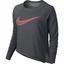 Nike Womens Training Top - Cool Grey - thumbnail image 1