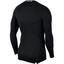 Nike Mens Pro Top - Black/White - thumbnail image 2
