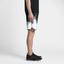 Nike Mens Flex 9 Inch Tennis Shorts - Black/White - thumbnail image 2