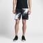 Nike Mens Flex 9 Inch Tennis Shorts - Black/White - thumbnail image 1