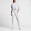 Nike Womens Long-Sleeve Cropped Tennis Top - White - thumbnail image 7