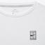 Nike Womens Long-Sleeve Cropped Tennis Top - White - thumbnail image 8
