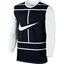 Nike Mens Practice Tennis Top - Black/White - thumbnail image 1