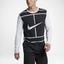 Nike Mens Practice Tennis Top - Black/White - thumbnail image 3