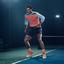 Nike Mens Practice Tennis Top - White/Bright Mango - thumbnail image 3