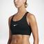 Nike Womens Pro Classic Sports Bra - Black - thumbnail image 2