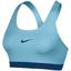 Nike Womens Pro Classic Sports Bra - Still Blue - thumbnail image 1