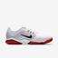 Nike Mens Air Zoom Ultra Tennis Shoes - White/Orange - thumbnail image 3