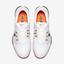 Nike Mens Air Zoom Ultra Tennis Shoes - White/Orange - thumbnail image 4
