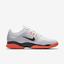 Nike Womens Air Zoom Ultra Tennis Shoes - White/Hyper Orange - thumbnail image 3