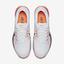 Nike Womens Air Zoom Ultra Tennis Shoes - White/Hyper Orange - thumbnail image 4