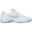 Nike Womens Court Lite Tennis Shoes - White/Still Blue - thumbnail image 1