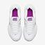Nike Womens Court Lite Tennis Shoes - White/Vivid Purple - thumbnail image 4