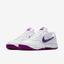 Nike Womens Court Lite Tennis Shoes - White/Vivid Purple - thumbnail image 5
