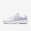 Nike Womens Court Lite Tennis Shoes - White/Violet - thumbnail image 1