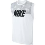 Nike Mens Sportswear Advance 15 Tank Top - White/Black - thumbnail image 1