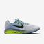 Nike Mens Air Zoom Structure 20 Running Shoes - White/Blue - thumbnail image 3