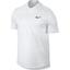 Nike Mens Court Dry Advantage Polo - White/Dark Grey