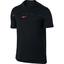 Nike Mens AeroReact Rafa Challenger Top - Black/Hot Punch - thumbnail image 1