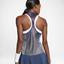 Nike Womens Dry Slam Tank Top - Platinum/Pure Platinum - thumbnail image 5