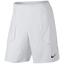 Nike Mens Court Flex 9 Inch Tennis Shorts - White - thumbnail image 1