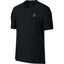 Nike Mens NikeCourt Tennis Top - Black/White - thumbnail image 1