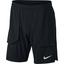 Nike Mens Breathe Tennis Shorts - Black/White - thumbnail image 1