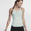 Nike Womens Maria Tank Top - Barely Green/Dark Grey - thumbnail image 3