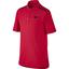 Nike Boys Advantage Polo - Action Red/Black - thumbnail image 1