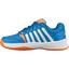K-Swiss Kids Smash Omni Tennis Shoes [Sizes: J3-5.5] - Bright Blue/White/Neon Orange - thumbnail image 5