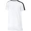 Nike Girls Dry Training T-Shirt - White/Black - thumbnail image 2