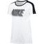 Nike Girls Dry Training T-Shirt - White/Black - thumbnail image 1