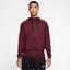 Nike Mens Dry Training Hoodie - Night Maroon - thumbnail image 3