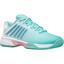 K-Swiss Kids Hypercourt Express 2 HB Tennis Shoes - Aruba Blue/Pink - thumbnail image 2